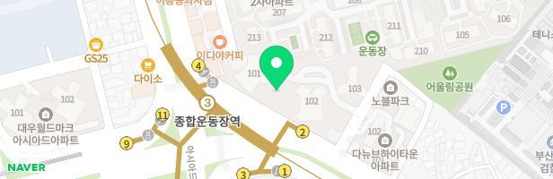 거제롯데캐슬피렌체 103동 앞 놀이터 지도 이미지