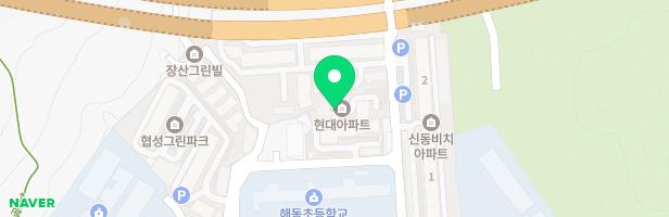 우동현대아파트 지도 이미지