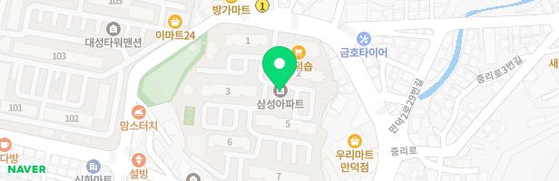 백양유치원 어린이놀이시설 지도 이미지