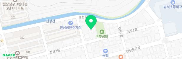 천상잔디유치원 놀이터 지도 이미지