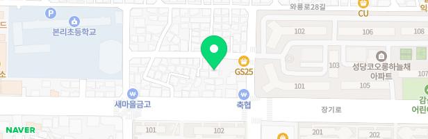 키즈존유치원 실내놀이터 지도 이미지