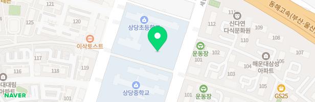 상당초등학교 어린이놀이시설 지도 이미지