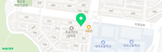 해오름유치원 옥상 놀이터 지도 이미지