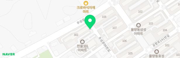 율량한울3차아파트 302동 지도 이미지