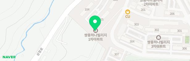꿈밭유치원 지도 이미지