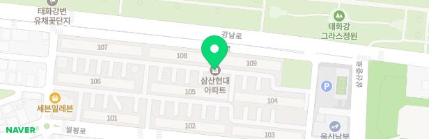 현대한솔유치원 지도 이미지