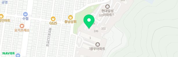 현대일성2차아파트 106동 앞 놀이터 지도 이미지