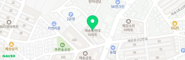 재송동 신현대아파트 놀이터 지도 이미지