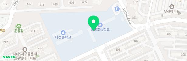 응봉초등학교 어린이놀이시설 지도 이미지