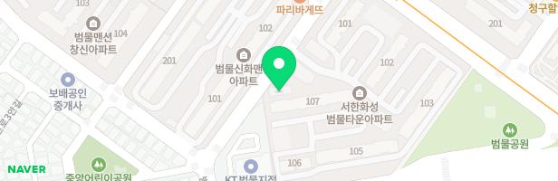 하늘빛 유치원 어린이 놀이시설 지도 이미지