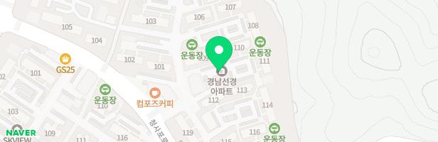 해운대경남선경아파트 112동 앞 놀이터 지도 이미지