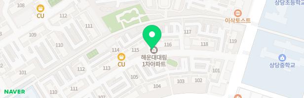 대림1차아파트 108동 옆 놀이터 지도 이미지