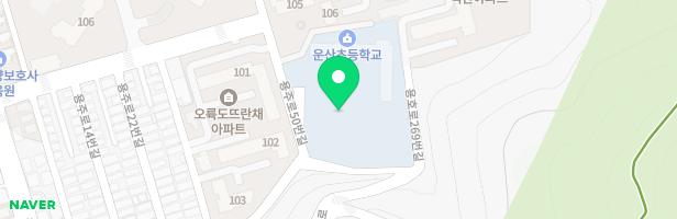 운산초 어린이 놀이시설 지도 이미지