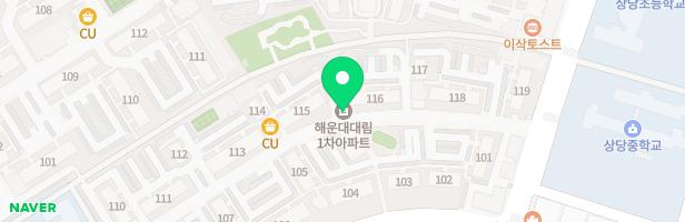 대림1차아파트 118동 옆 놀이터 지도 이미지