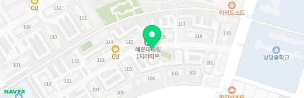 대림1차아파트 119동 옆 놀이터 지도 이미지