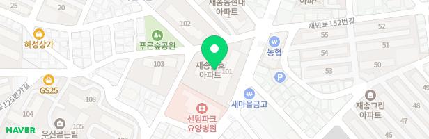 재송금호아파트 101동 옆 놀이터 지도 이미지