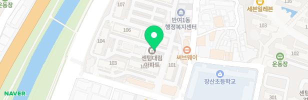 센텀대림아파트 105동 앞 놀이터 지도 이미지