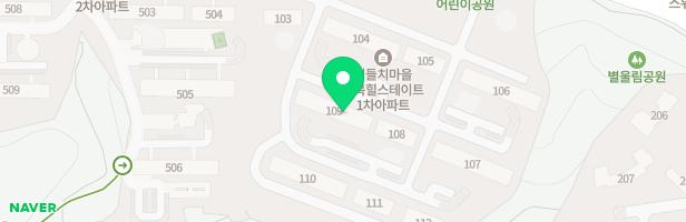 버들치마을 현대힐스테이트 1차 어린이 놀이터(106동) 지도 이미지