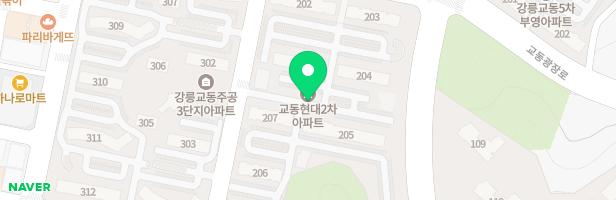 교동2차현대아파트(205동) 지도 이미지