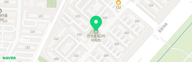 풍림2차아파트 115동 앞 놀이터 지도 이미지