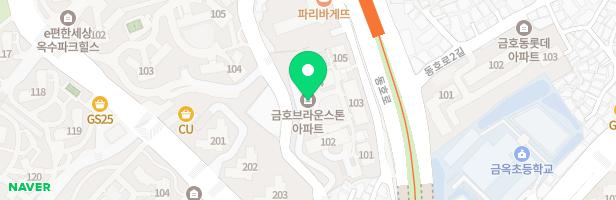 브라운스톤금호아파트 102동 옆 놀이터 지도 이미지