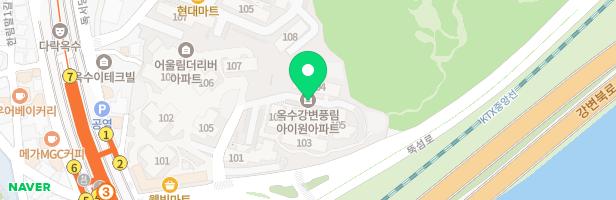 옥수강변풍림아이원아파트(103동) 지도 이미지