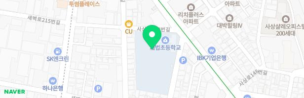 괘법초등학교 어린이놀이시설 지도 이미지