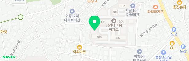 금강아미움아파트 106동어린이놀이터 지도 이미지