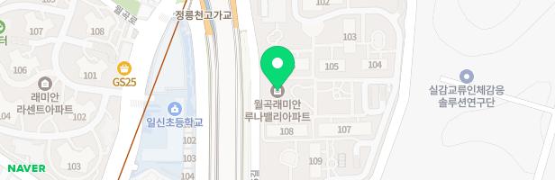 월곡래미안 루나밸리109동 놀이터 지도 이미지