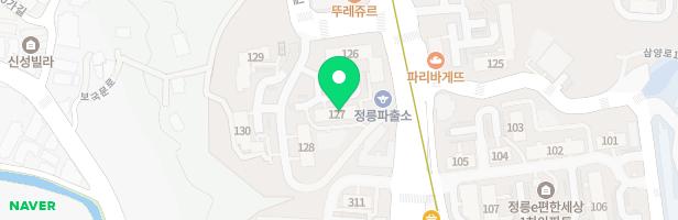 정릉풍림127동뒤놀이터 지도 이미지
