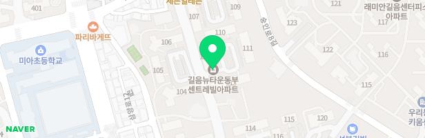 [길음동]길음동부센트레빌 103동 지도 이미지