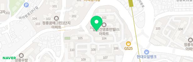 [돈암2동]일신건영휴먼빌아파트 103동 지도 이미지