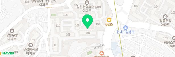 [돈암2동]일신건영휴먼빌아파트 107동 지도 이미지