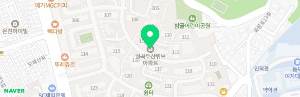 [월곡1동]두산위브 110동 지도 이미지