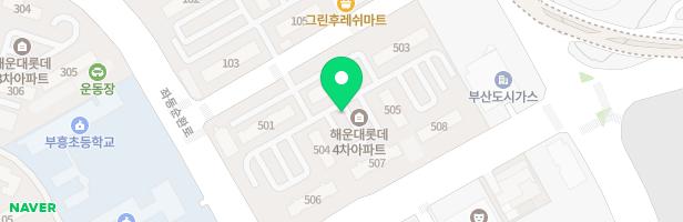 롯데4차아파트 506동 좌측 놀이터 지도 이미지
