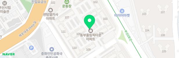 동부올림픽타운 114동 앞 놀이터 지도 이미지
