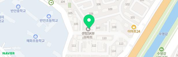 센텀SK VIEW아파트 어린이놀이터-3 (110동앞) 지도 이미지