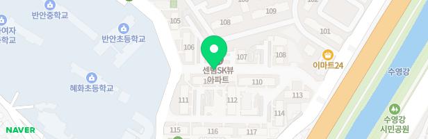 센텀SK VIEW아파트 어린이놀이터-1 (104동앞) 지도 이미지