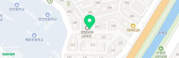 센텀SK VIEW아파트 어린이놀이터-2 (108동앞) 지도 이미지