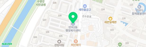 일동미라주아파트 어린이놀이터 지도 이미지