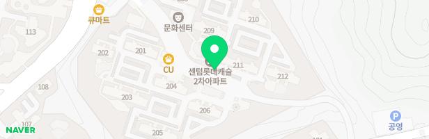센텀롯데캐슬2차 206동 놀이터 지도 이미지