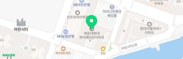 해운대현대하이페리온 놀이터 지도 이미지