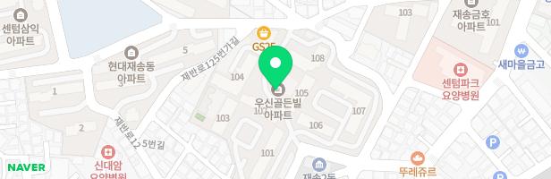 우신골든빌 103동 옆 놀이터 지도 이미지