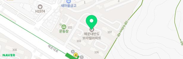 반도보라빌 106동 놀이터 지도 이미지