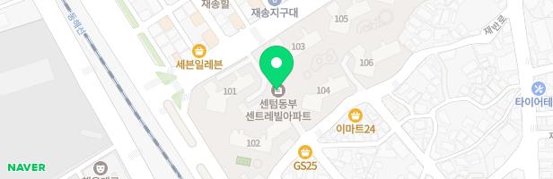 센텀동부센트레빌아파트 102동 놀이터 지도 이미지