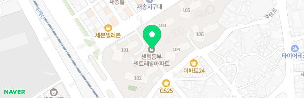 센텀동부센트레빌아파트 104동 놀이터 지도 이미지
