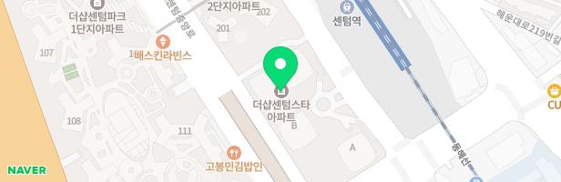 더샵센텀스타 지도 이미지