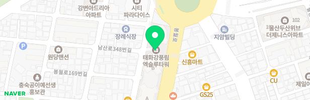 태화강 엑슬루타워 4층 놀이터 지도 이미지