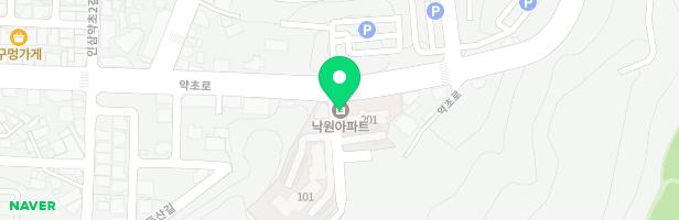 낙원아파트 201동 옆 어린이놀이시설 지도 이미지