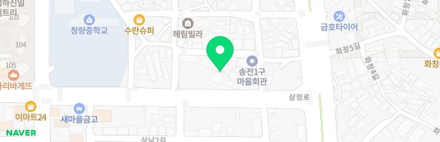 금샘어린이집 옥외놀이터 지도 이미지